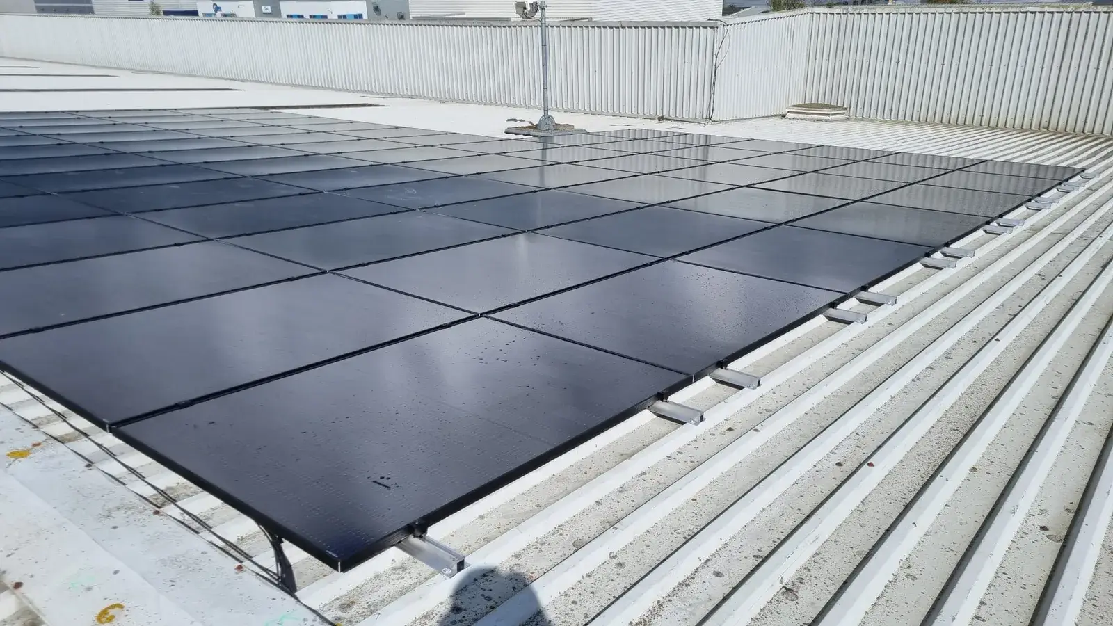 Solar panels installed at National Electrical Wholesalers